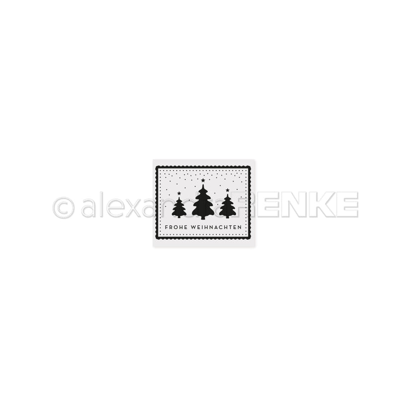 Alexandra Renke - Embossing Folder 'Weihnachtstannen'