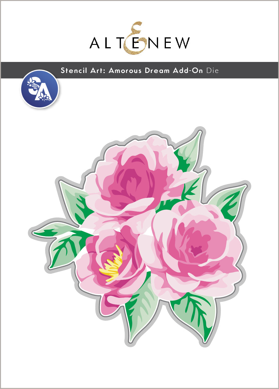 Altenew - Stencil Art: Amorous Dream Add-On Die 