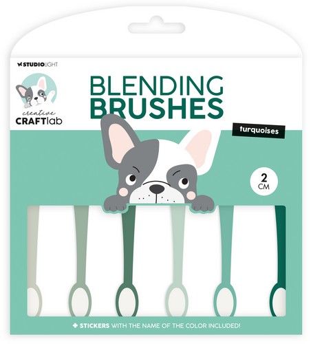 Studio Light Blending brushes 2cm soft brush turq. Ess. nr.14