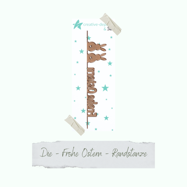 Creative Depot -   Die - Frohe Ostern Randstanze 