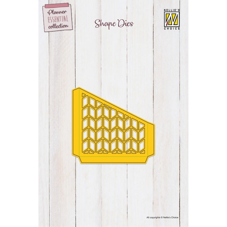 Nellie Snellen - Shape Die Planner Essential Corner Pouch Chevron