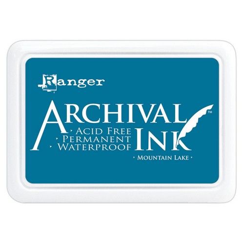 Ranger Archival Ink pad - mountain Lake