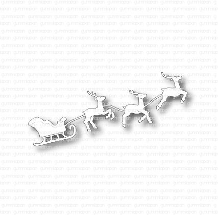 Gummiapan - Sleigh With Reindeers