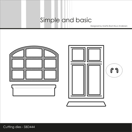 Simple and Basic -Barn Window & Balcony Box Dies