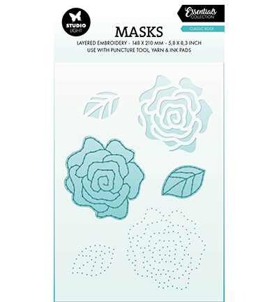 SL Mask - Embroidery, Classic Rose Essentials nr.345