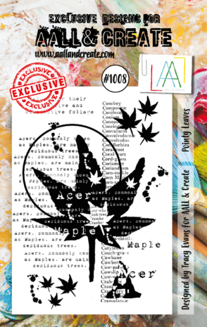 AALL and Create - Stamp Set A6 Pointy Leaves