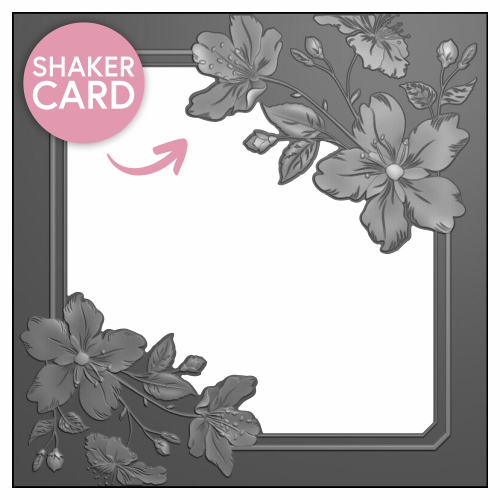 STAMPS BY ME - 3D EMBOSSING FOLDER AND DIE - SIMPLICITY - 