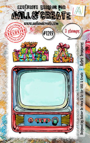 AALL & Create - Stamp Set A7 Retro Treasures 