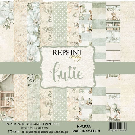 Reprint - Cutie 8x8 Inch Paper Pack