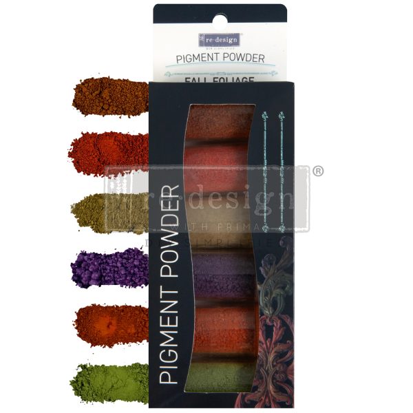 Re-Design with Prima - Decor Pigment Powder Set – Fall Foliage – 6 colors x 5g each