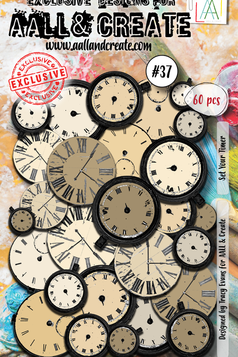 AALL & Create Ephemera Die-Cuts - Set Your Timer