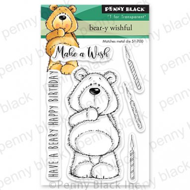 Penny Black - BEAR-Y WISHFUL (MINI)3"x4"