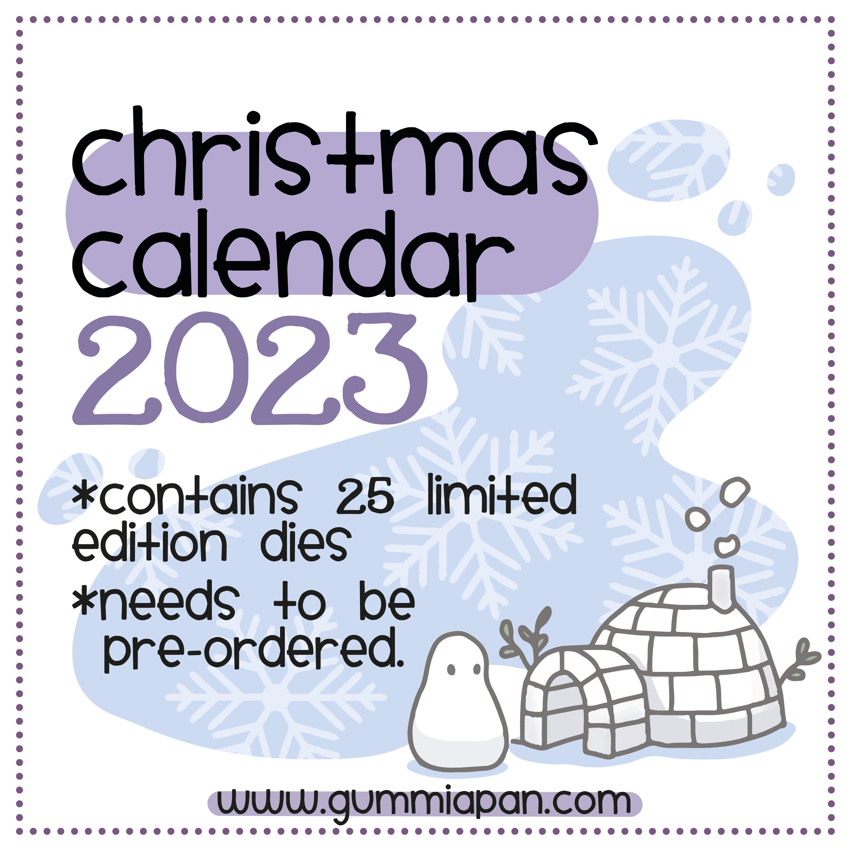 VORBESTELLUNG - Christmas Calendar 2023  - Gummiapan