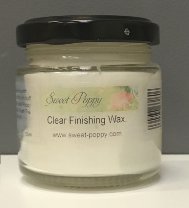 Sweet Poppy Stencil: Clear Finishing Wax