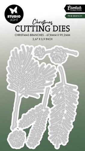 Studio Light Cutting Dies Pine branch Essentials nr.842