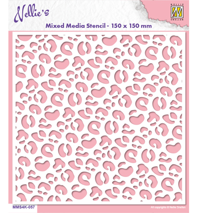 Nellie Choice Stencil- Leopard