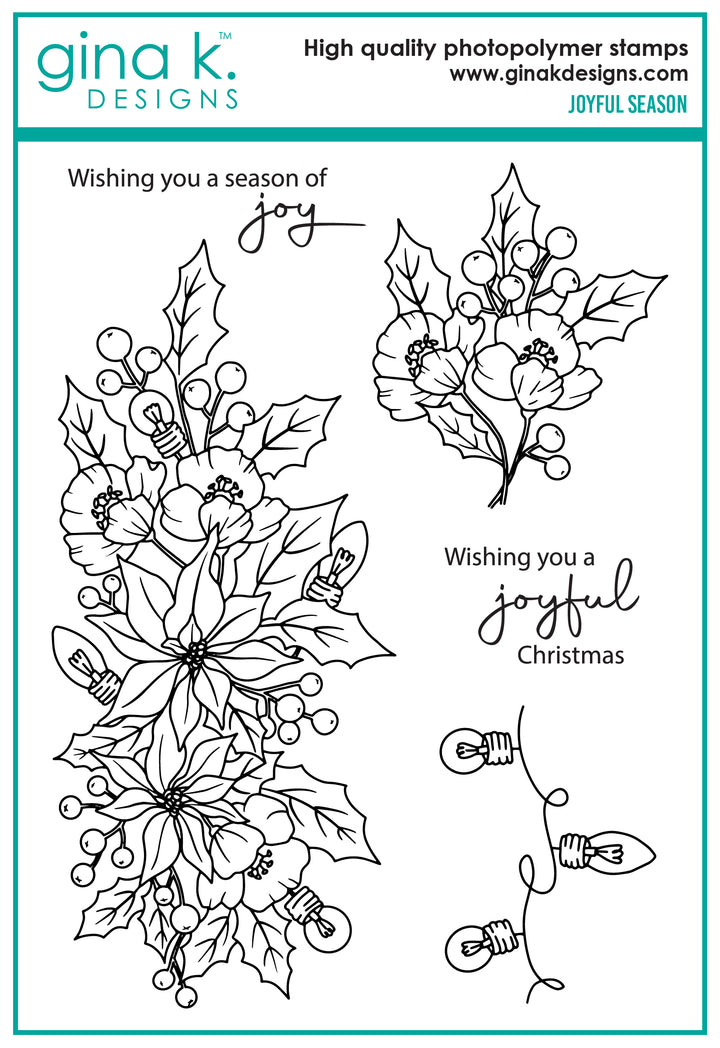 Gina K Designs -STAMPS- Joyful Season 