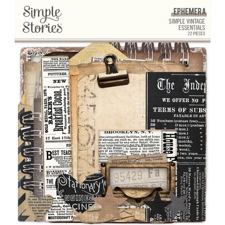 Simple Stories - Simple Vintage Essentials Ephemera (22pcs)