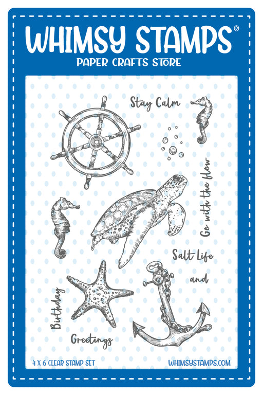 Whimsy Stamps - Salt Life Clear Stamps