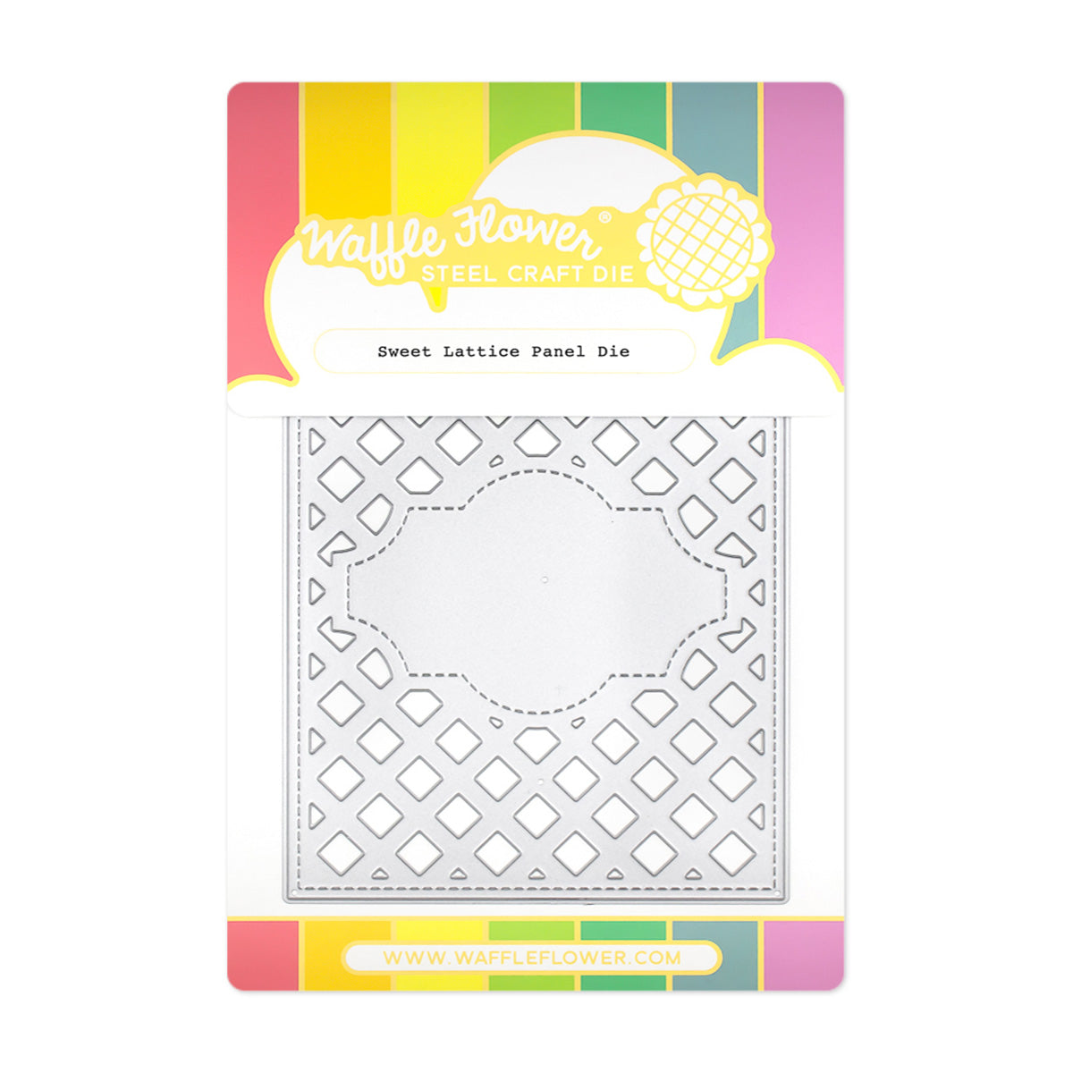 Waffle Flower - Sweet Lattice Panel Die