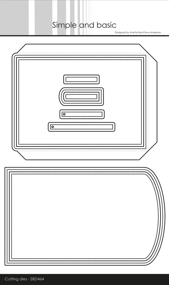 Simple and Basic - A6 Envelope Dies