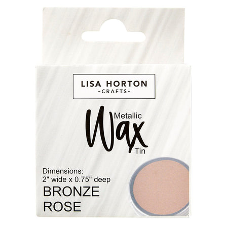 Lisa Horton Crafts Water Based Wax Tin - Bronze Rose