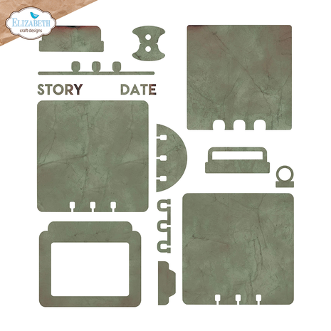 Elizabeth Craft Designs -Card Lab Die Planner Cards 1 