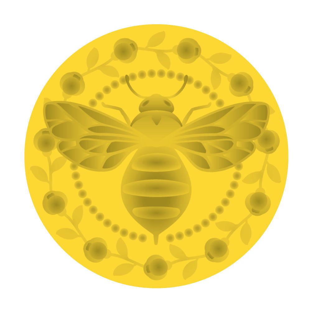 Honey Bee - 3D Spring Bee - Wax Stamper