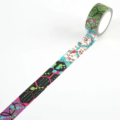 AAL and Create - Washi Tape 20mm Neon Dreams