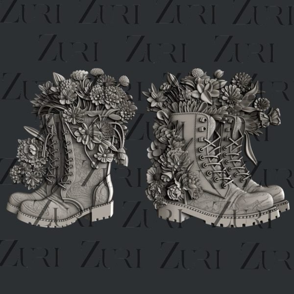 Zuri - Floral Boots