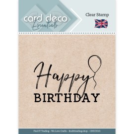 Clear Stamps - Happy Birthday - Card Deco Essentials