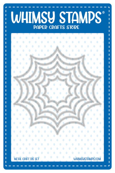 Whimsy Stamps - Nested Webs Die Set