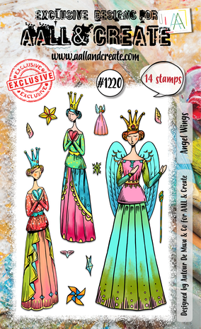 AALL & Create - Stamp Set A6 Angel Wings