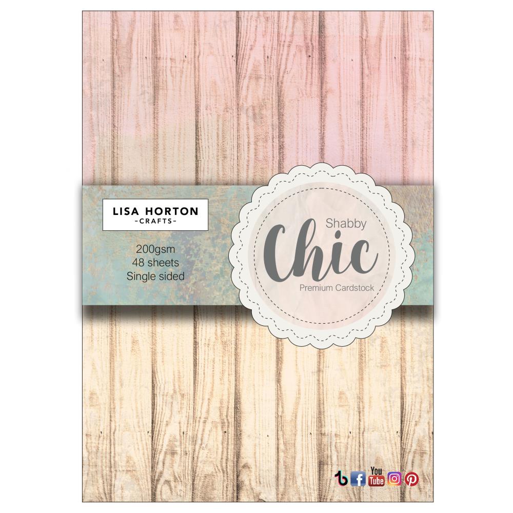 Lisa Horton Crafts A5 Cardstock 48/Pkg -  Shabby Chic 