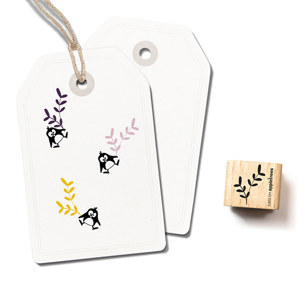 cats on appletrees - Stempel Pflanze 22