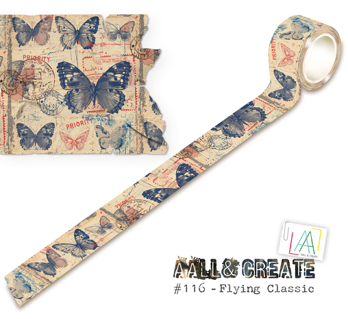 AALL and Create - Washi Tape 25mm 10m Flying Classic 