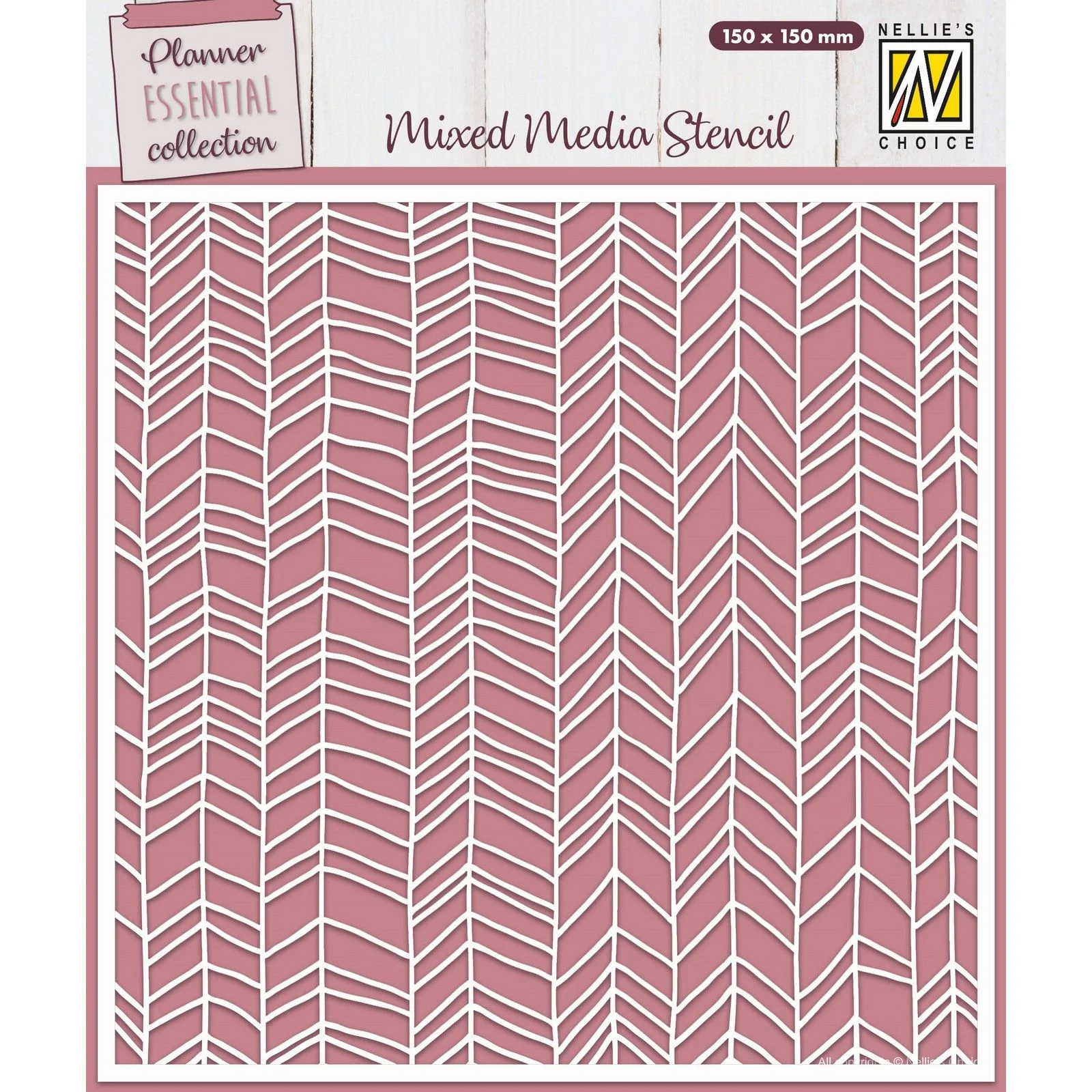 Nellie's Choice • Stencil Chevron