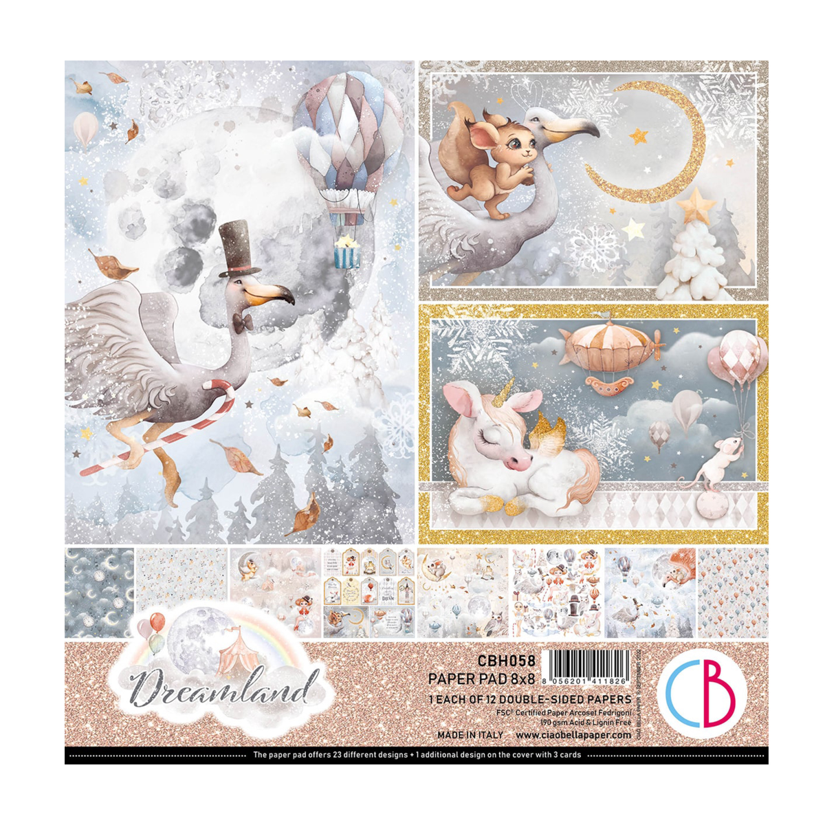 Ciao Bella - Dreamland Pad 8x8 12/Pkg