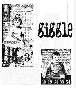 Tim Holtz Cling Mount Stamps: The Girls