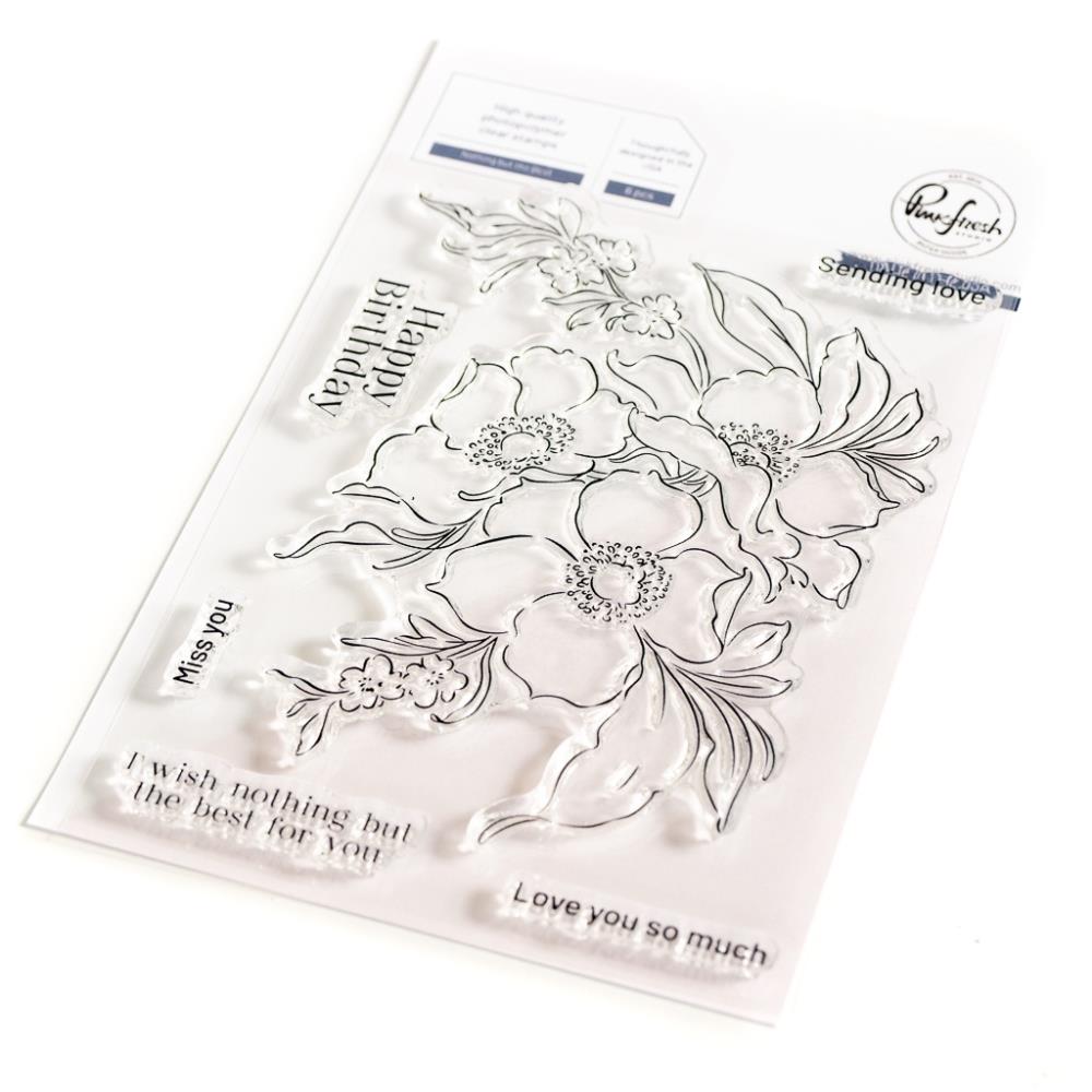 Pinkfresh Studio Clear Stamp Set 4"X6" - Nothing But The Best