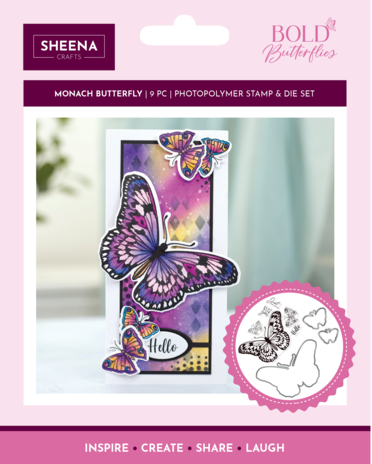 Altenew Mini Delight: Delicate Butterfly Stamp & Die Set