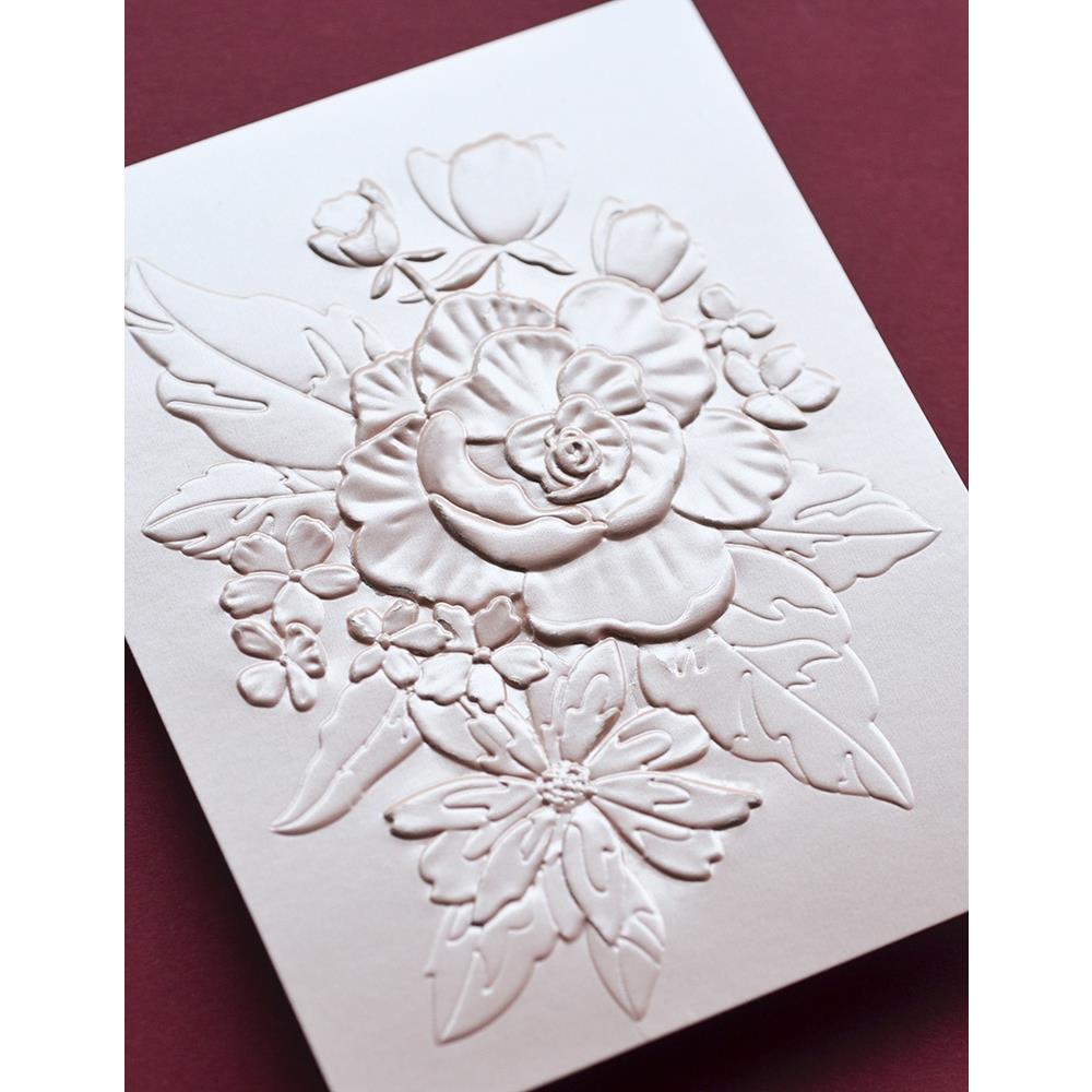 Memory Box 3D Embossing Folder And Die - Cheerful Floral 