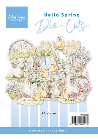 Marianne D Die-cuts Hello Spring (20pcs)