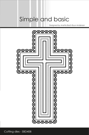 Simple and Basic - Lace Edge - Crosses Dies