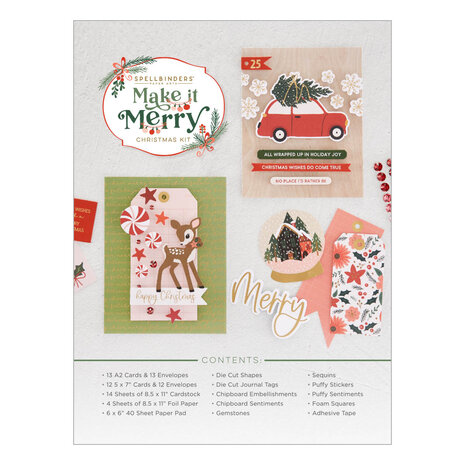 Spellbinders - Make It Merry Limited Edition Holiday Cardmaking Kit 2023