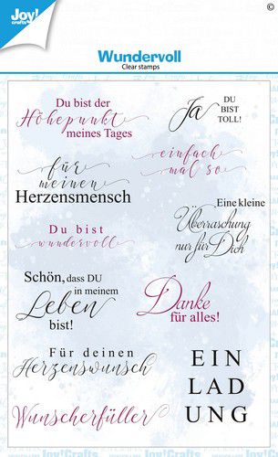 Joy! Crafts Clearstamp A6 - Clearstamps _ Wundervoll (DE) KreativDsein Design