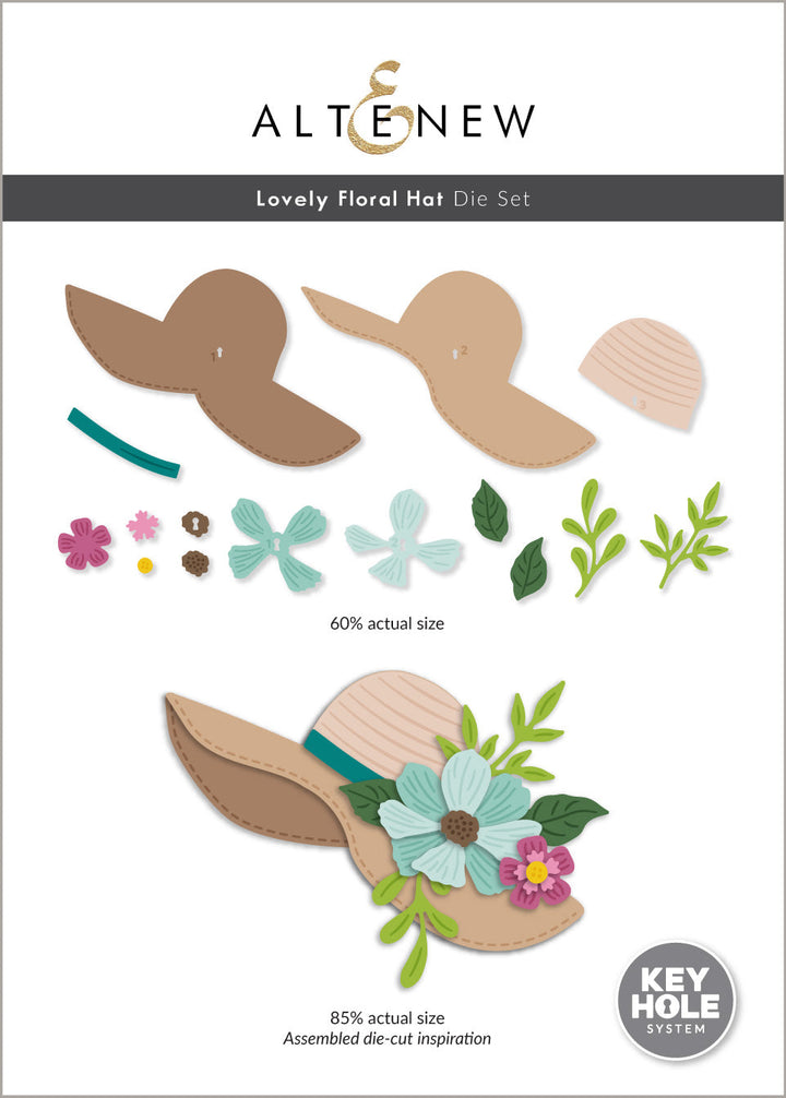 Altenew - Lovely Floral Hat Die Set