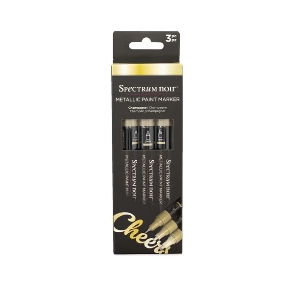 Spectrum Noir Acrylic Paint Marker Metallic sets (3st) - Champagne