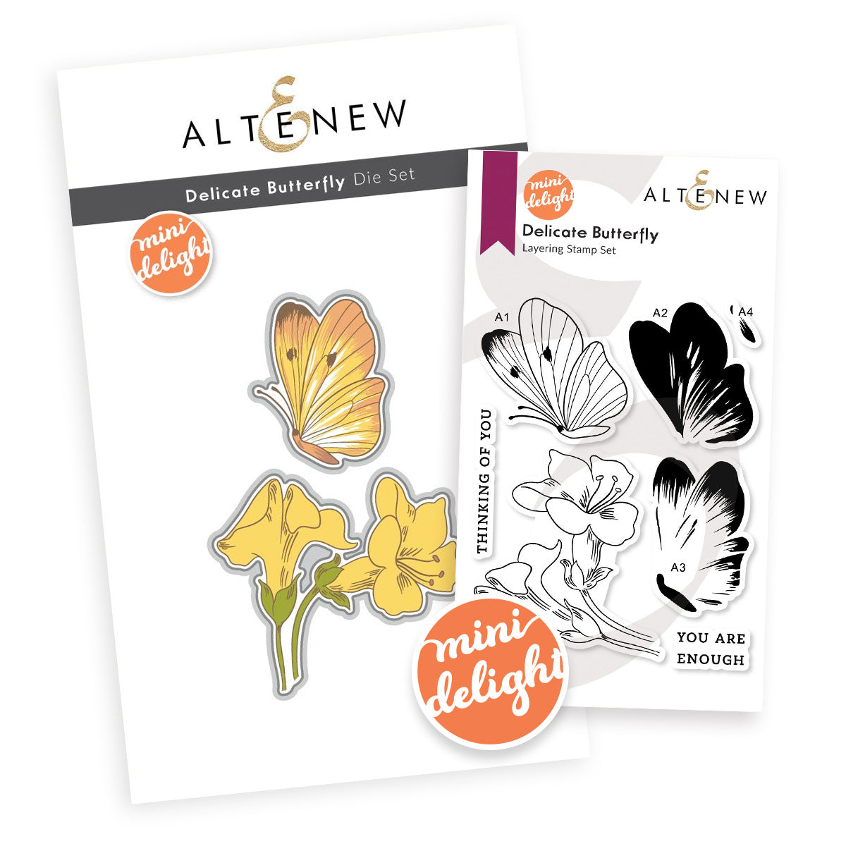 Altenew - Mini Delight: Delicate Butterfly Stamp & Die Set 