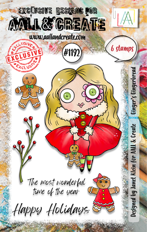 AALL & Create - Stamp Set A7 Ginger’s Gingerbread